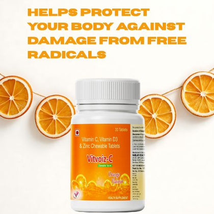 Vitvoiz-C Chewable Tablets