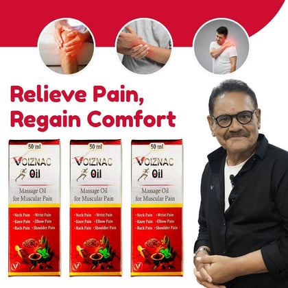 Voiznac Pain Oil – Ayurvedic Muscular & Joint Pain Relief